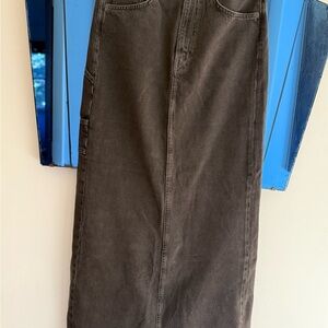 COS Gray Denim Skirt